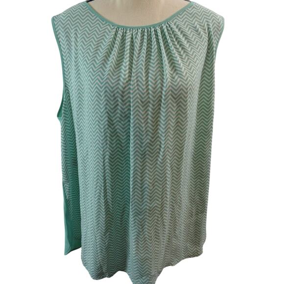 Jones Of New York Women Collection 14W Sleeveless Blouse Lightweight NWT - Picture 1 of 6